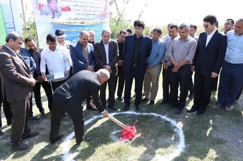 کلنگ زنی از پروژه تعریض محور ورکلا به گهرباران در مازندران