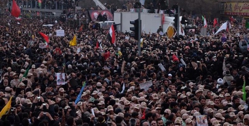 مراسم وداع با پیکر شهید سپهبد سلیمانی در مصلی تهران لغو شد