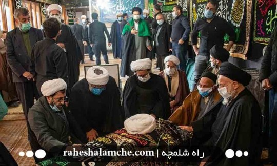 تشییع پیکر مطهر علامه نظری خادم الشریعه +تصاویر